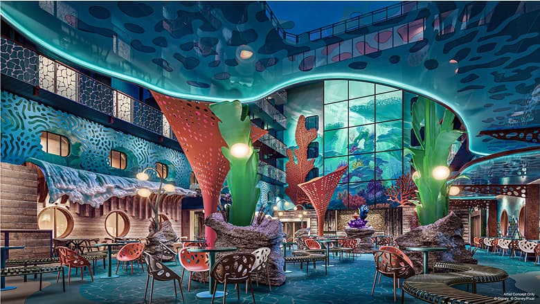 ディズニーディスカバリーリーフエリアのイメージイラスト