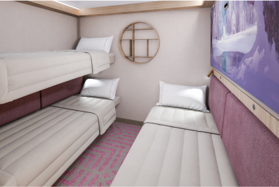 内側​​​客室の内装